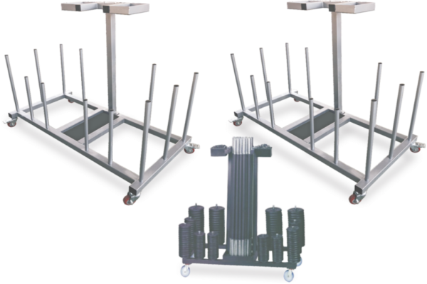 BARBELL & PLATE RACK FOR 20 SETS